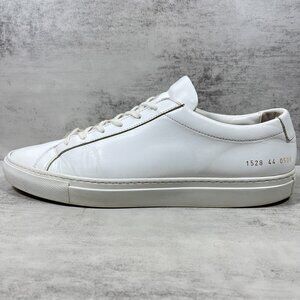 Common Projects Achilles Low Leather Sneakers - Men's Size EU 44 / US 11 - White